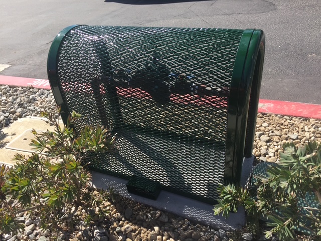 Custom Lift Off Cage with side mounted lock boxes-Green
