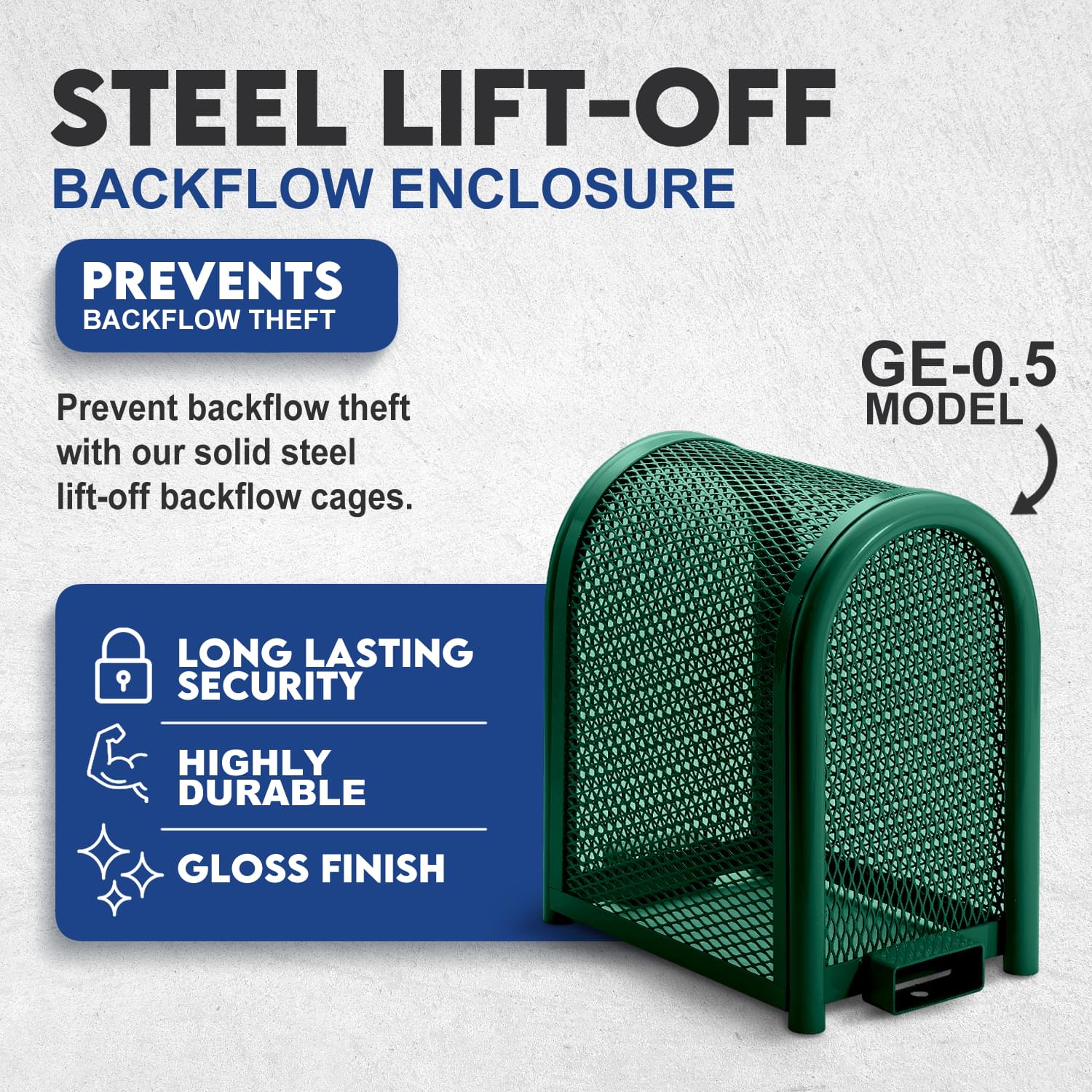 Backflow Cage - GE-0.5 (Lift off)-Green - Image 4