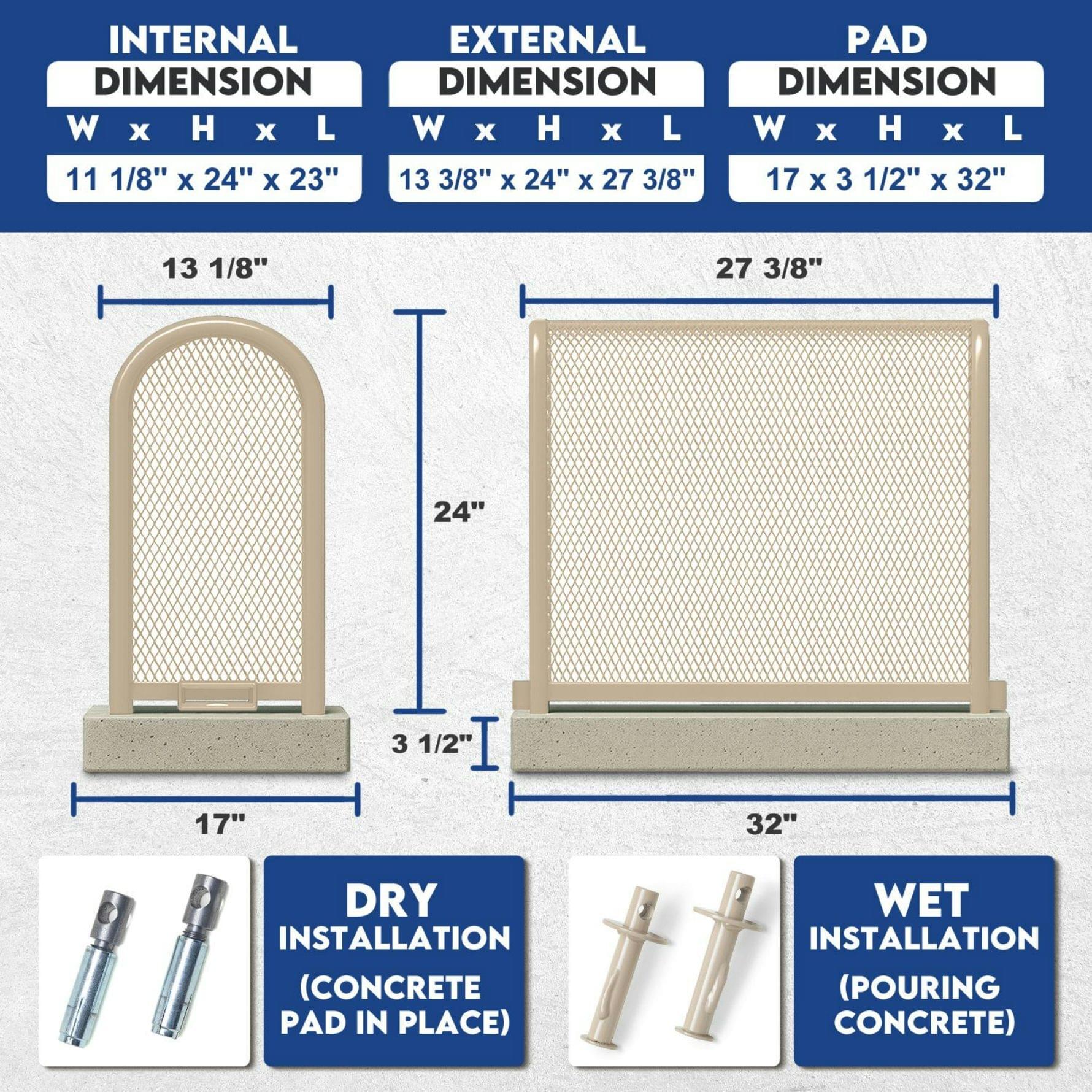Backflow Cage - GE-1(Lift off)-Tan - Image 3