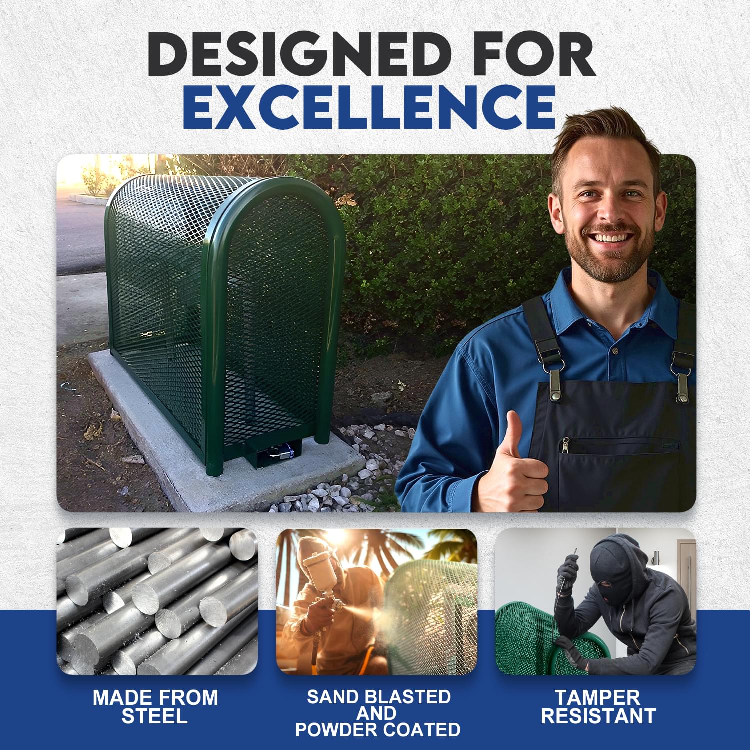 Backflow Cage - GE-2(Lift off)-Green - Image 2