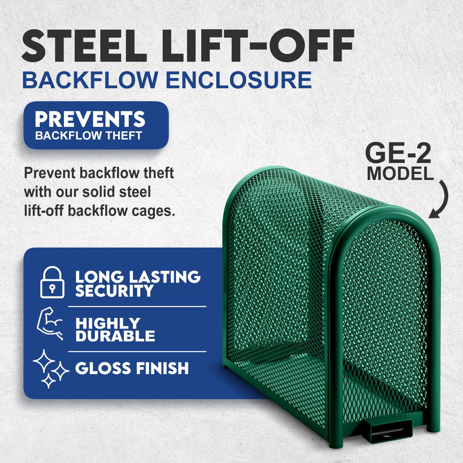 Backflow Cage - GE-2(Lift off)-Green - Image 6